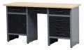 Værkstedsbord med skab/skuffer 160 x 60 x 85 cm